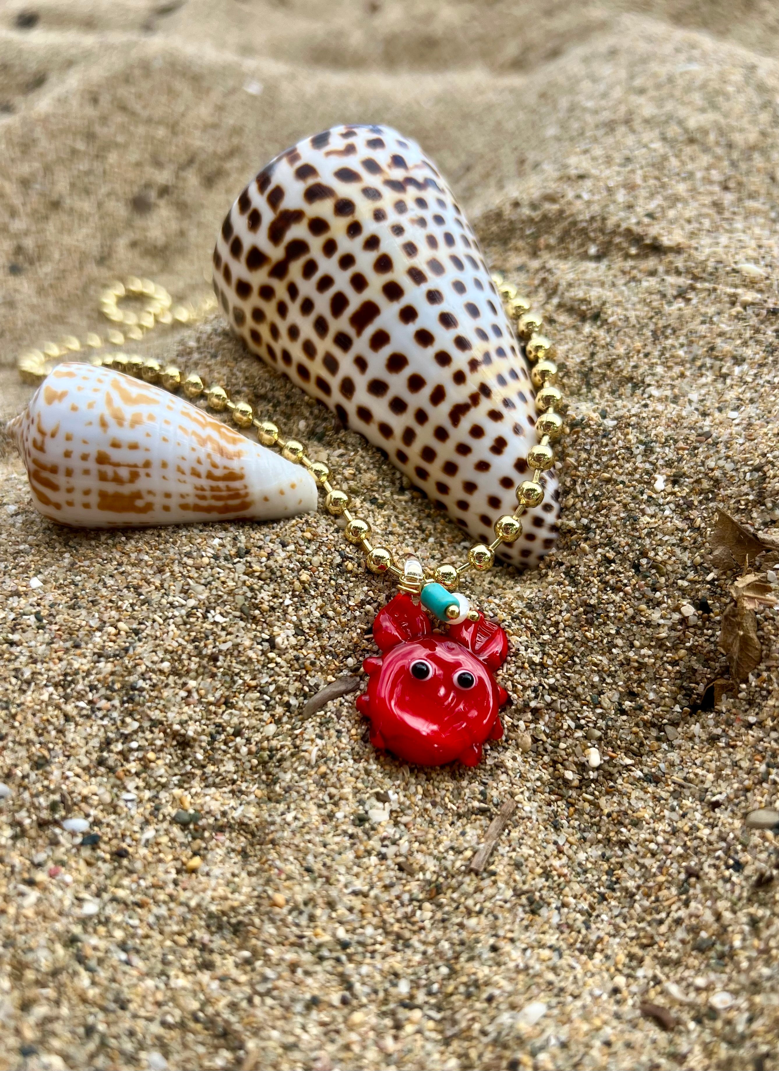Red Crab Necklace